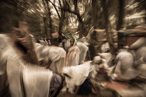 Christian pilgrims pray at the Fasika, in St. George Church, Bahir Dar, northern Ethiopia by anthony pappone photographer
