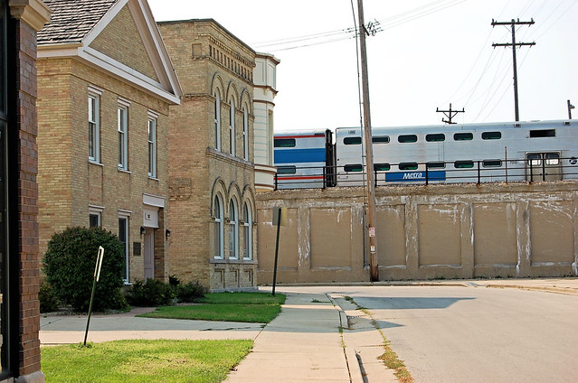 William Seymour house, Maple House, and Metra Tracks