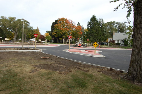 Finished Neighborhood roundabout