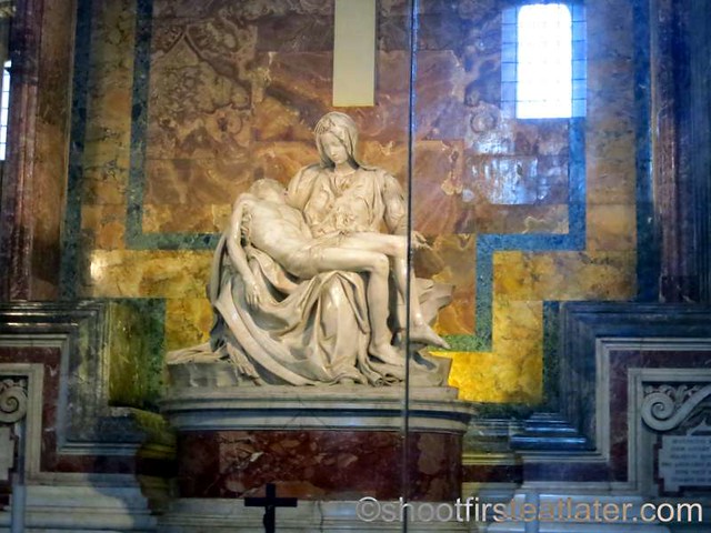 St. Peter's Basilica- Michaelangelo's Pietà