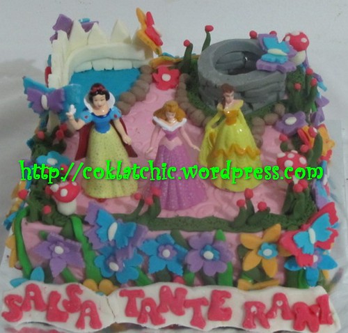 Cake taman Princess