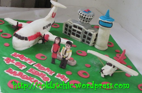 Cake Airport dan pesawat Wing Airlines