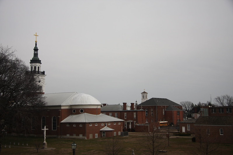 Bird's Eye View of the Basilica of St. Francis Xavier Grounds