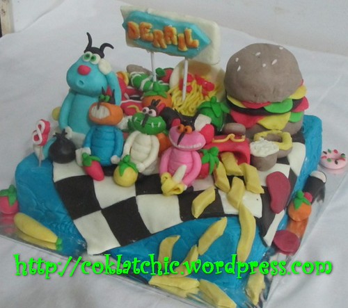 Cake Oggy and the cockroaches