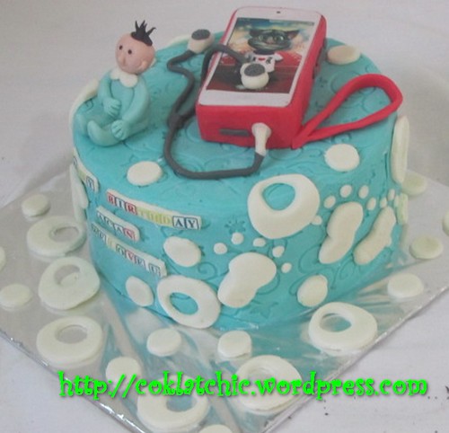 Cake Ipod 5 dan Tom Cat