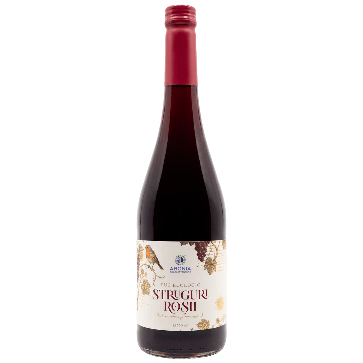 Suc de Struguri Roșii 750 ml — 100% natural, ecologic și gustos