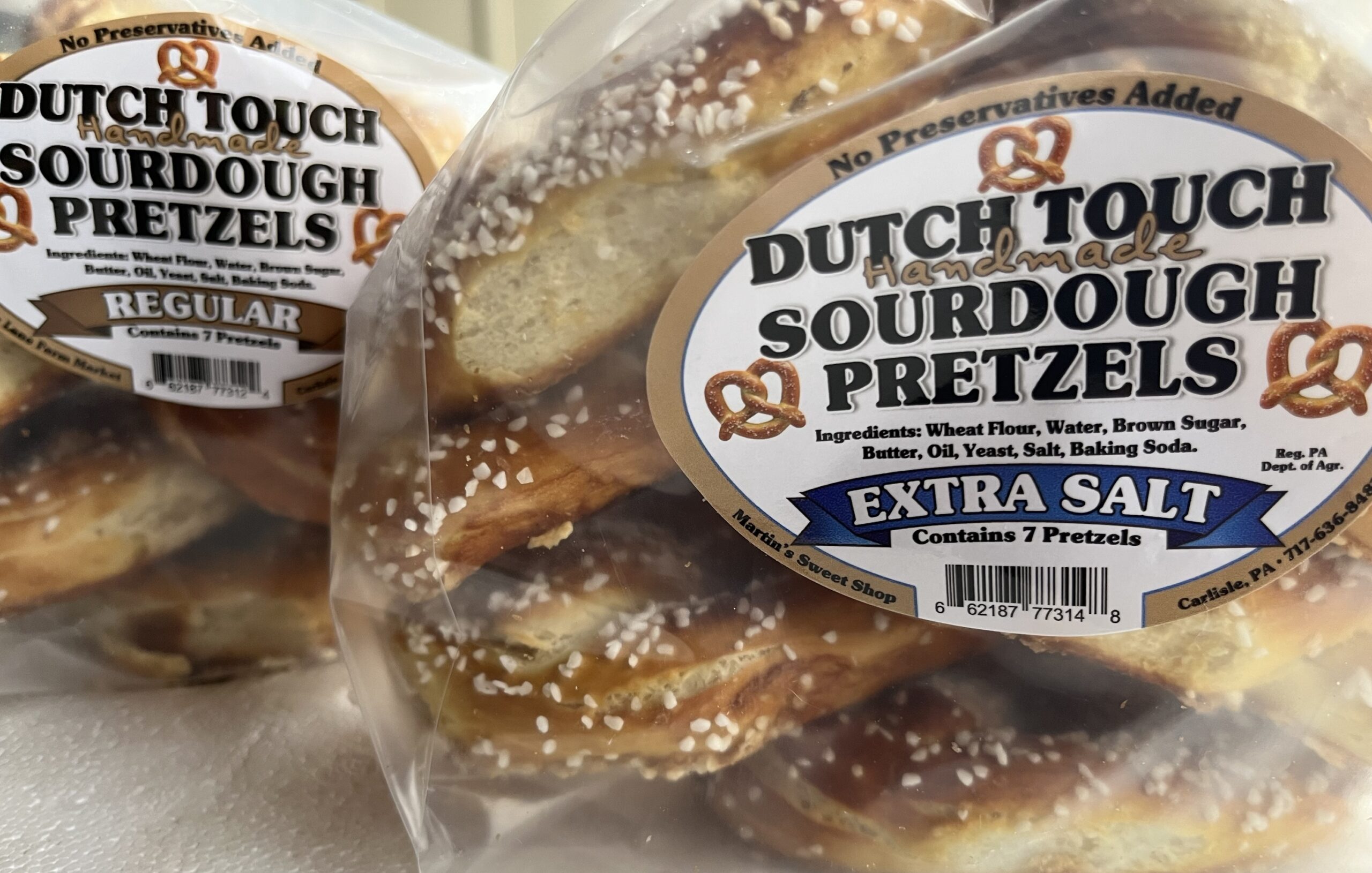 Handmade Dutch Touch Pretzels Extra Salt