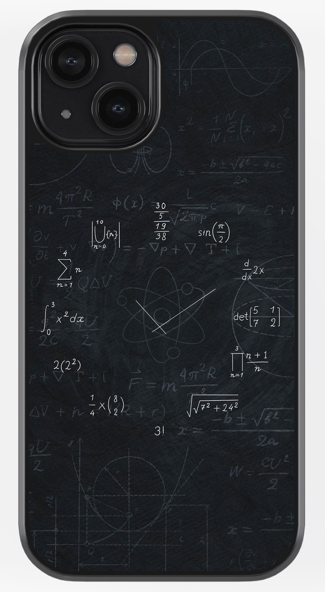 Mathematician's Clock TPU Metal Case