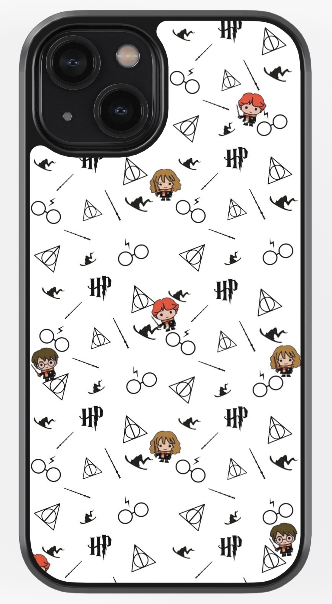 Harry Potter Miniature Art TPU Metal Case