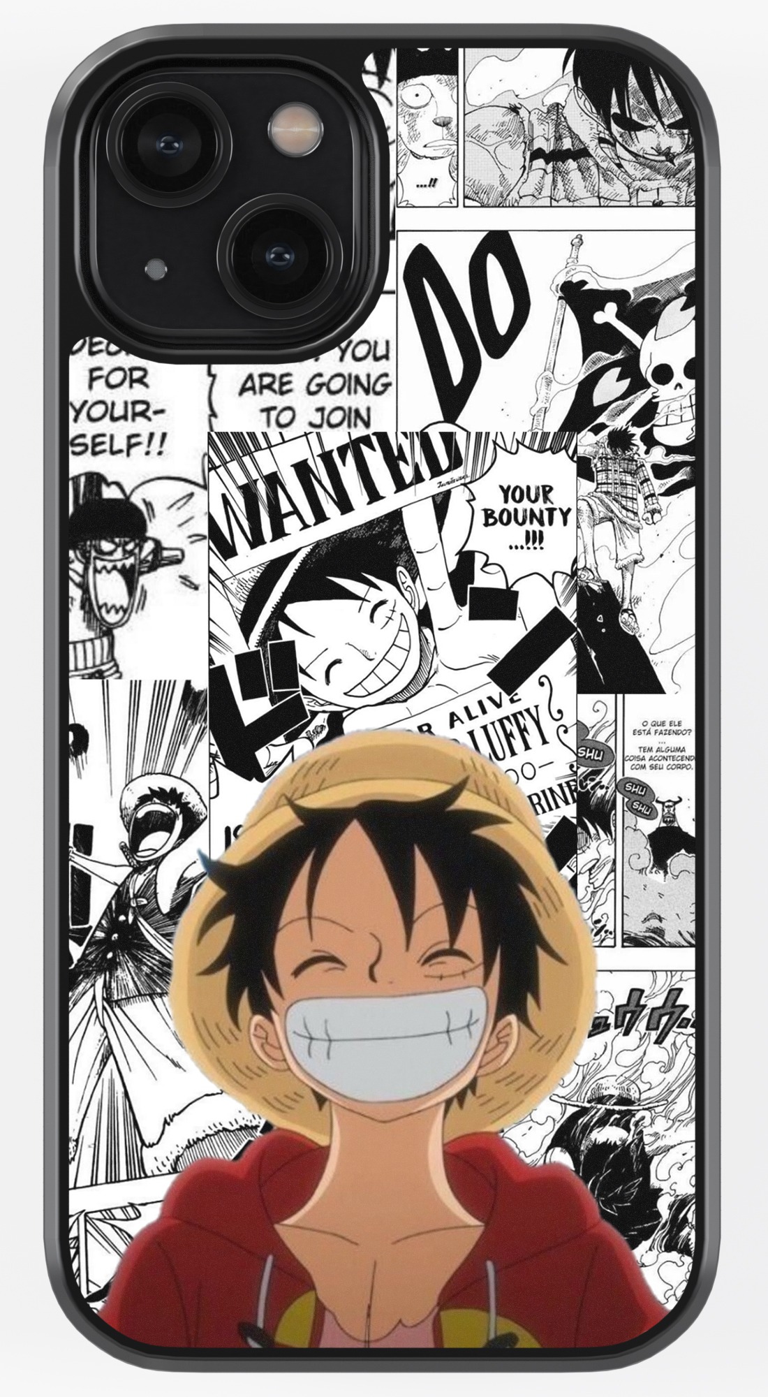 One Piece Luffy TPU Metal Case