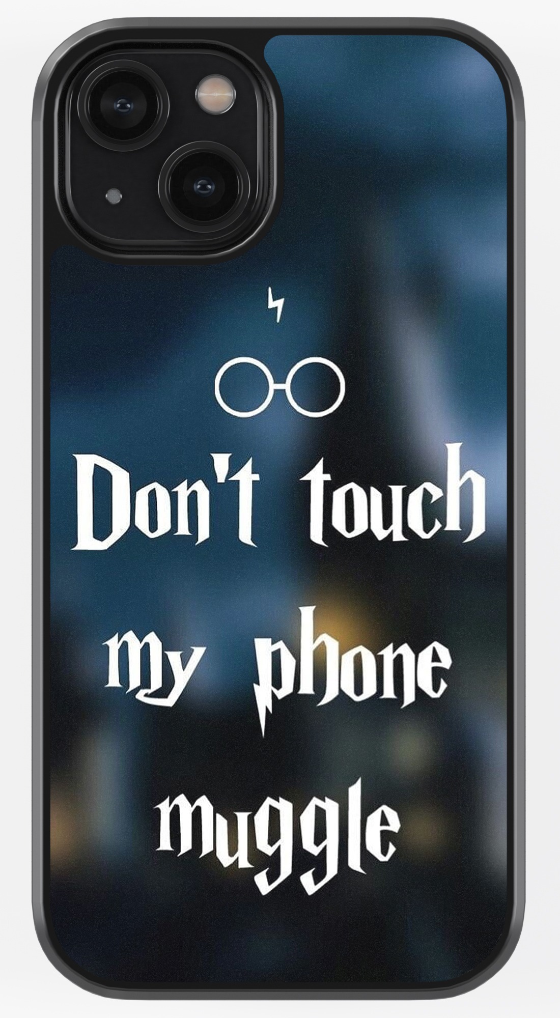 Don't Touch My Phone Muggle TPU Metal Case