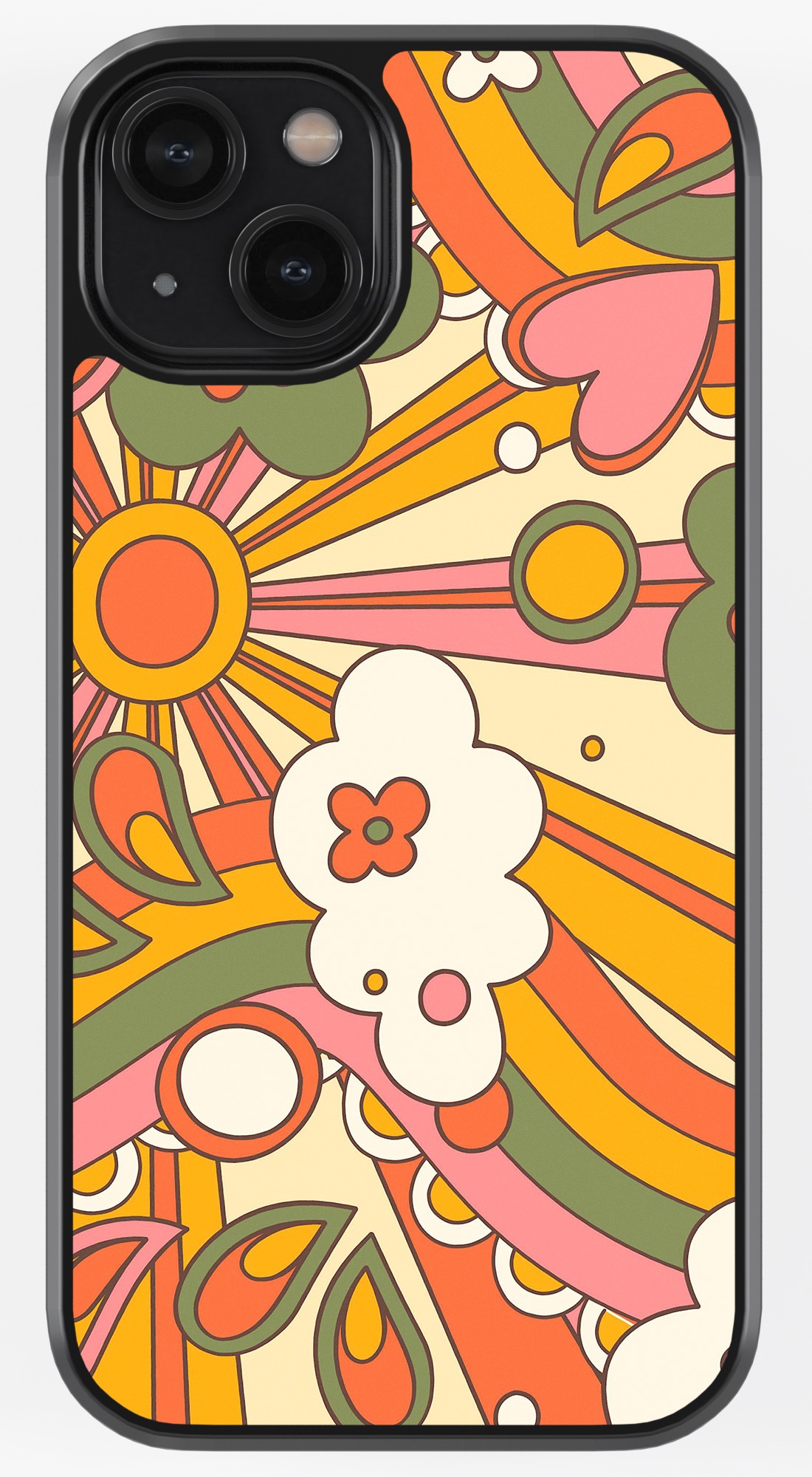 Abstract Art TPU Metal Case