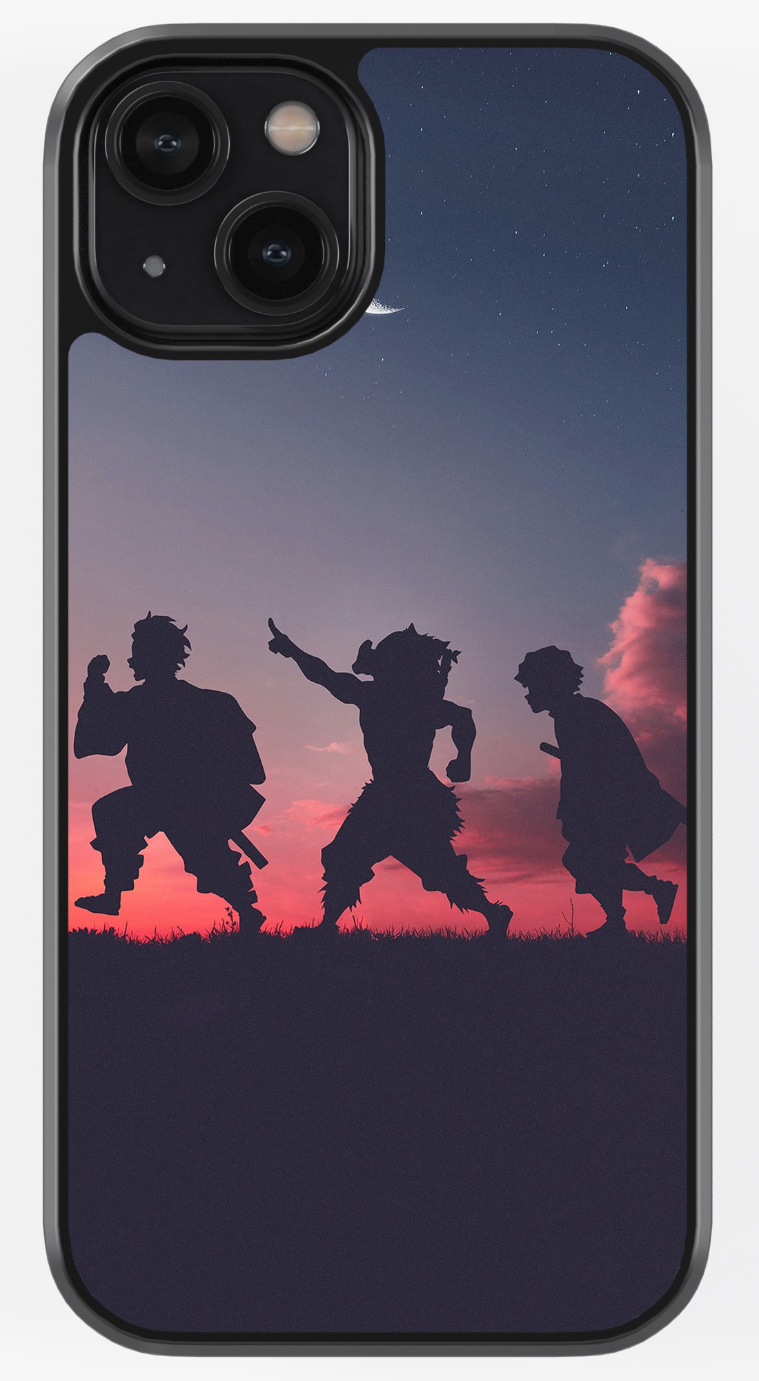 Demon Slayer Squad TPU Metal Case