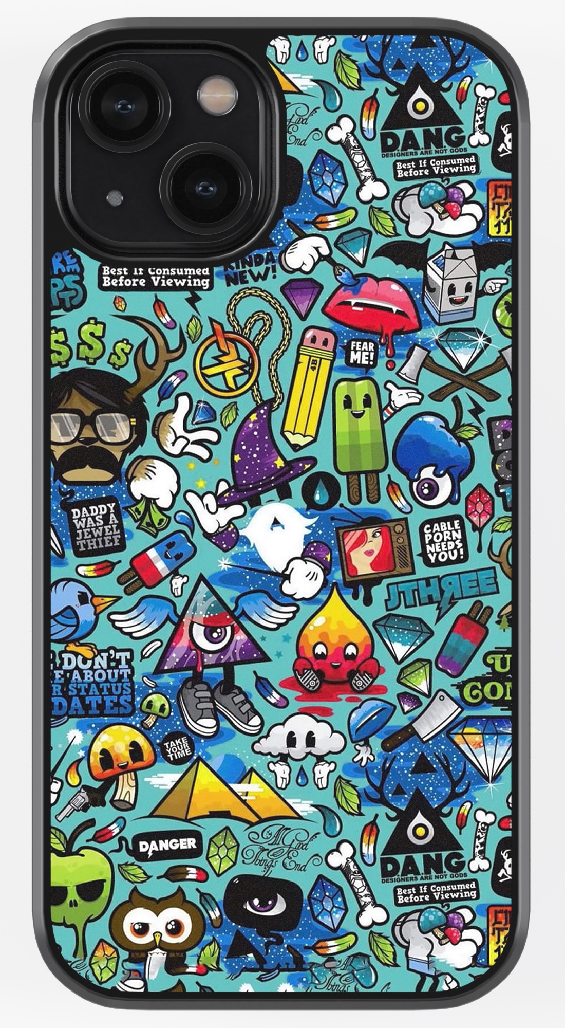 Graffiti Art TPU Metal Case
