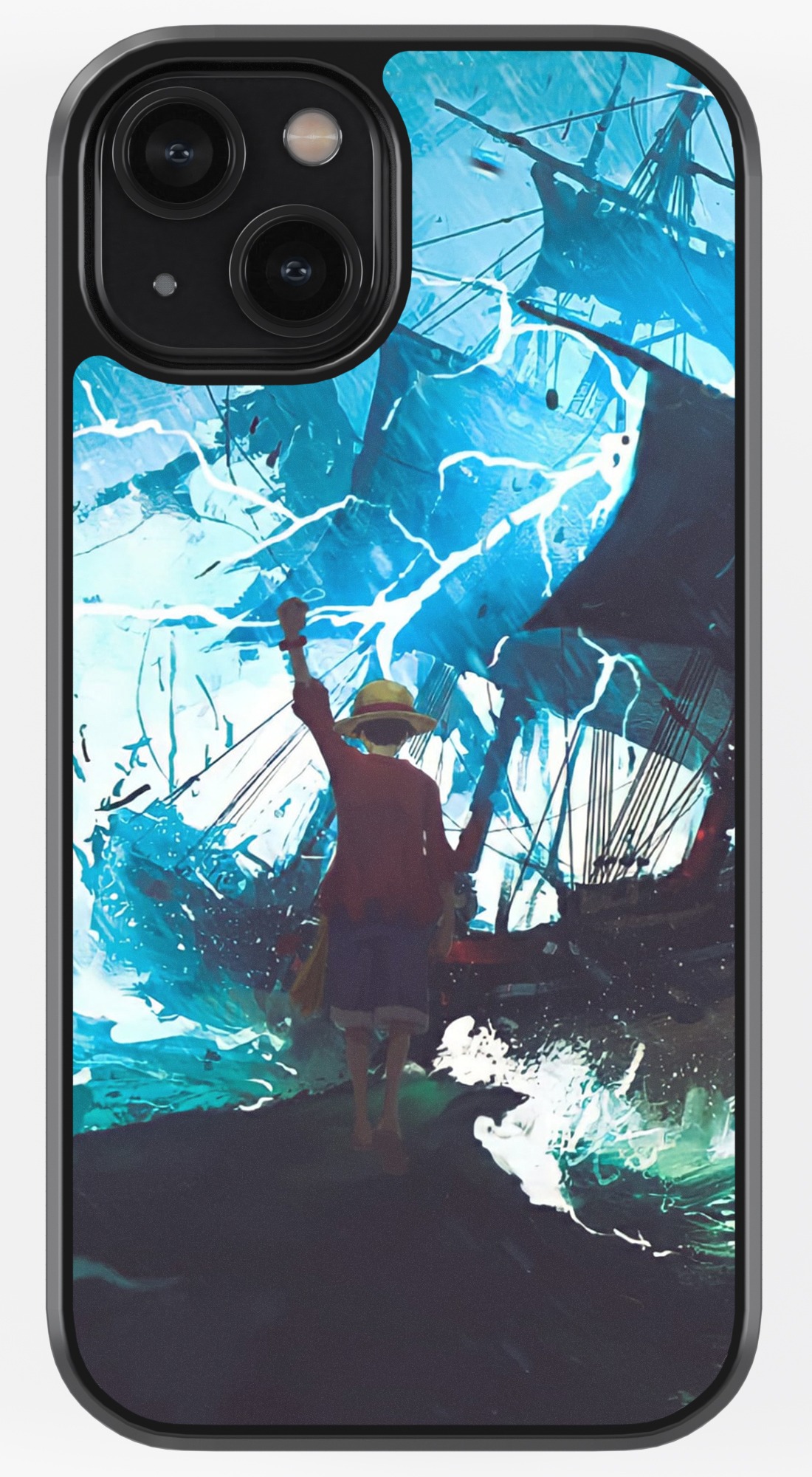 Luffy The Pirate Art TPU Metal Case