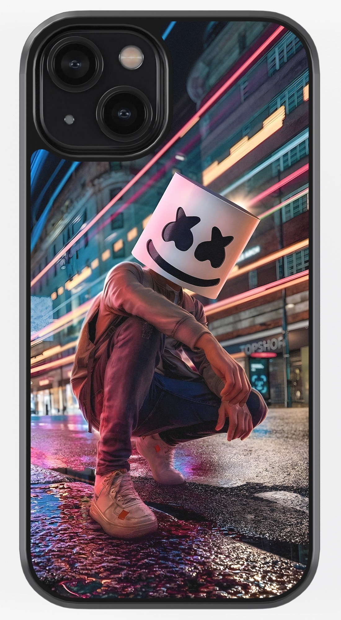 Marshmellow City Life TPU Metal Case