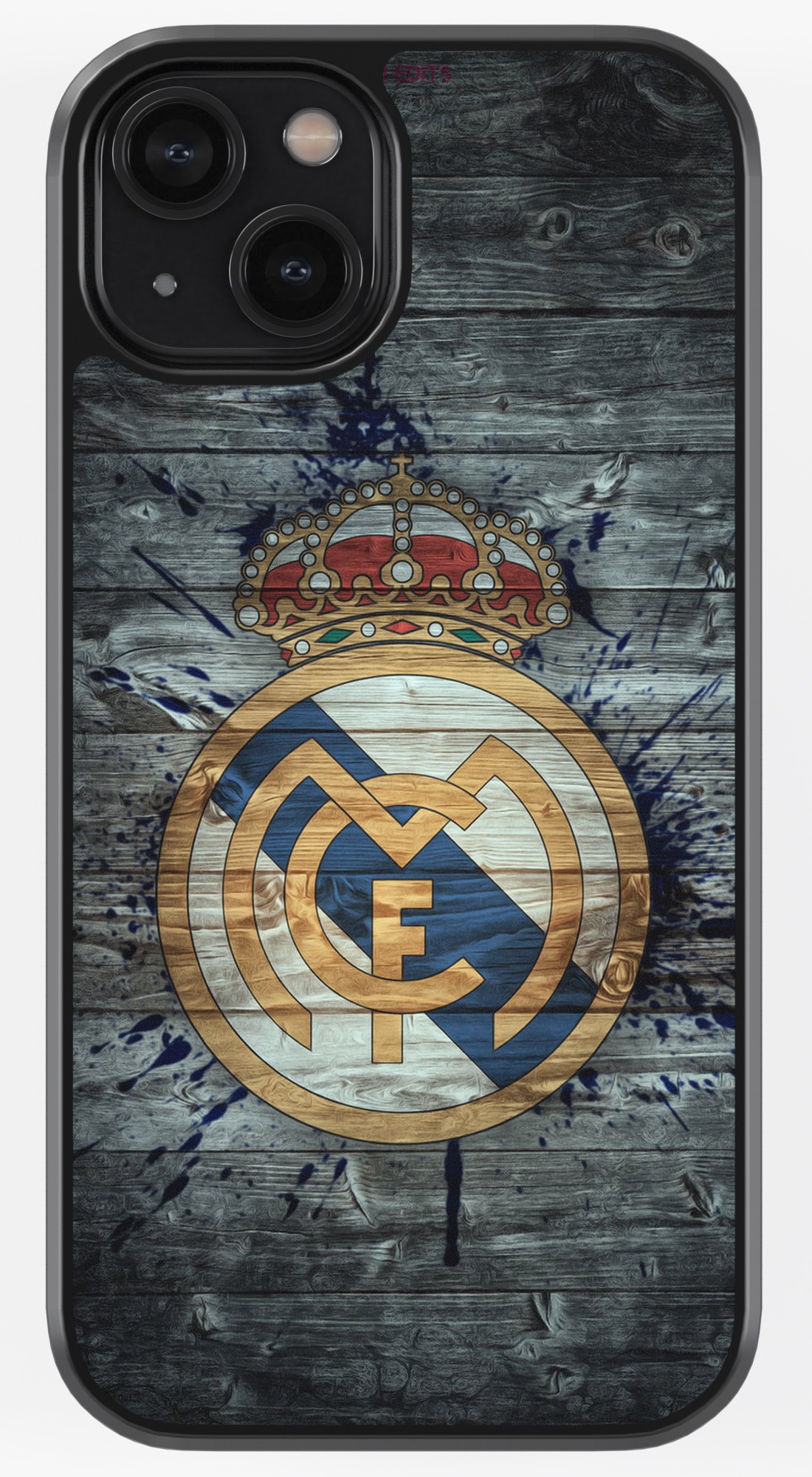 Real Madrid Logo TPU Metal Case