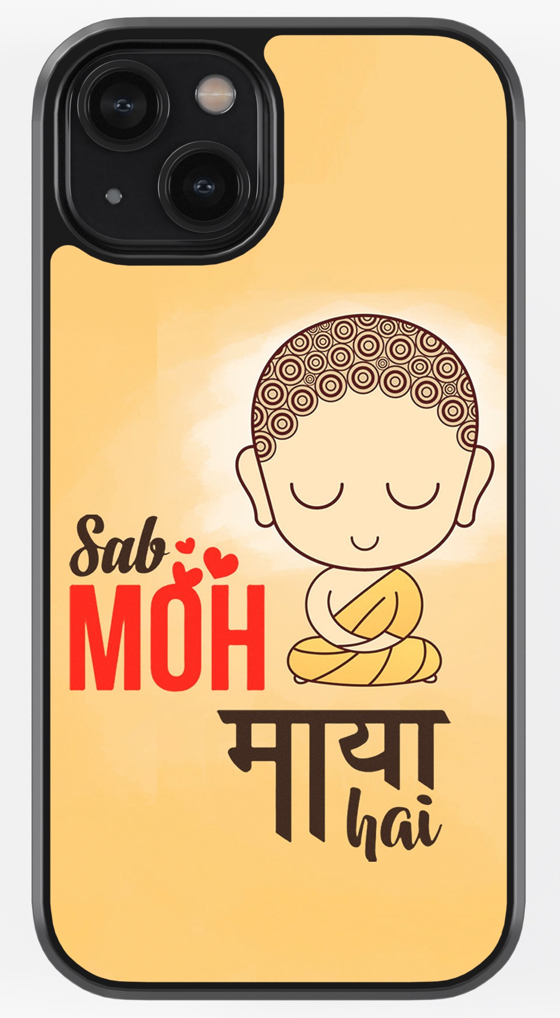 Sab Moh Maya Hai TPU Metal Case