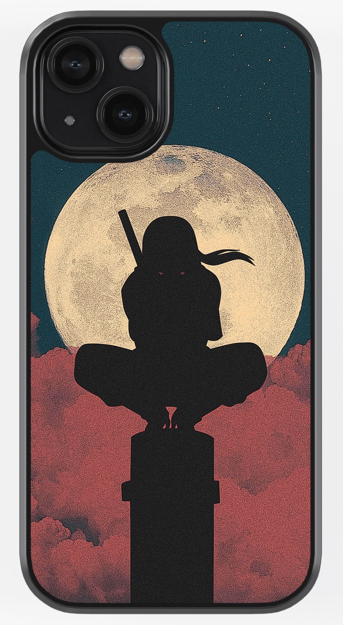 Itachi Full Moon TPU Metal Case