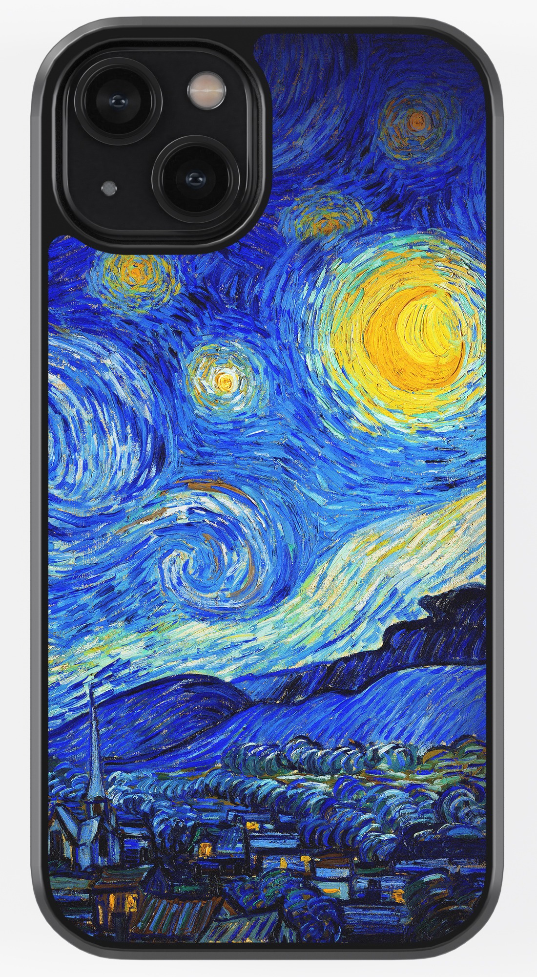 The Starry Nights Art TPU Metal Case
