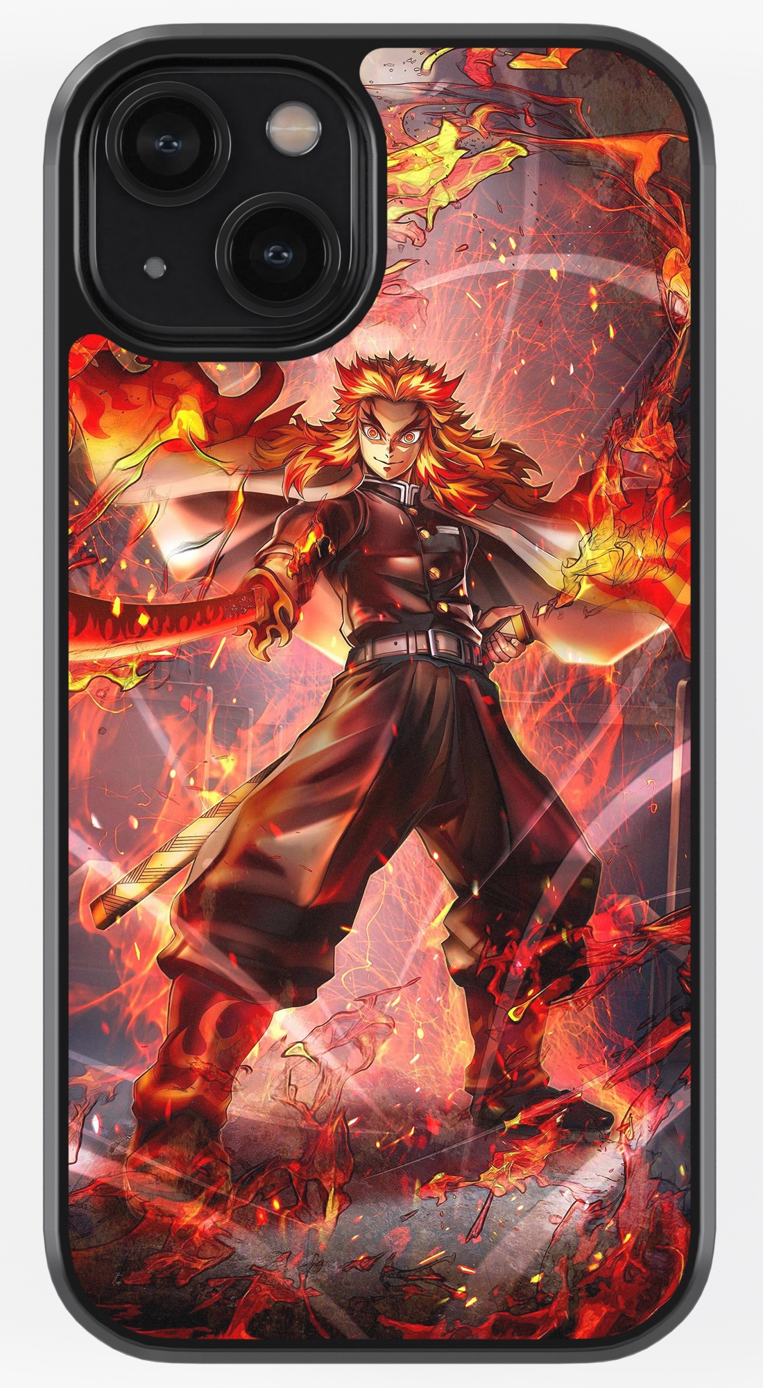 Kyojuro Rengoku Art TPU Metal Case