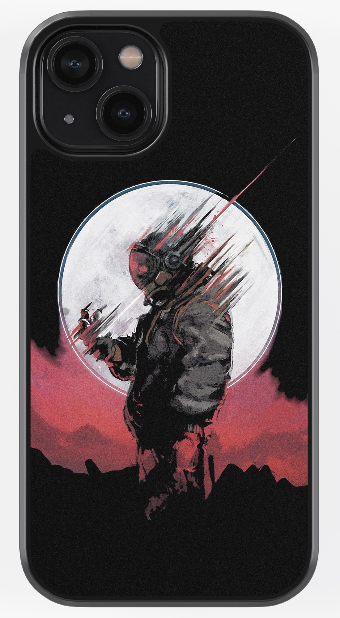 Astronaut Art TPU Metal Case