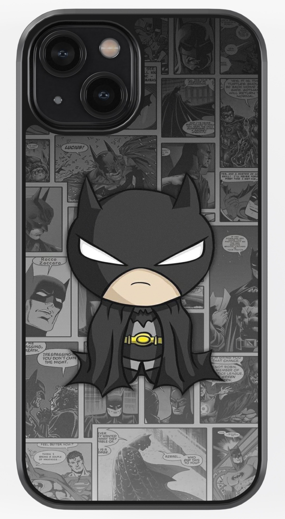 Batman Miniature Comic Edition TPU Metal Case