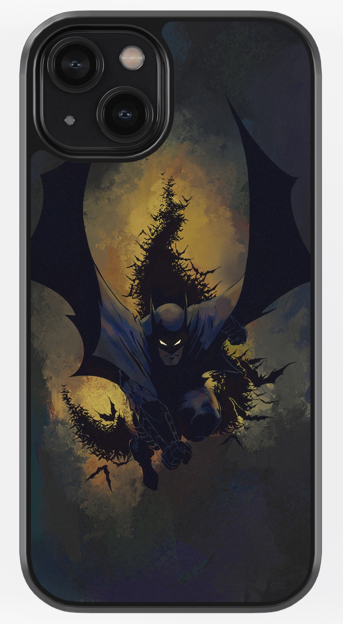 Batman Comic Art TPU Metal Case