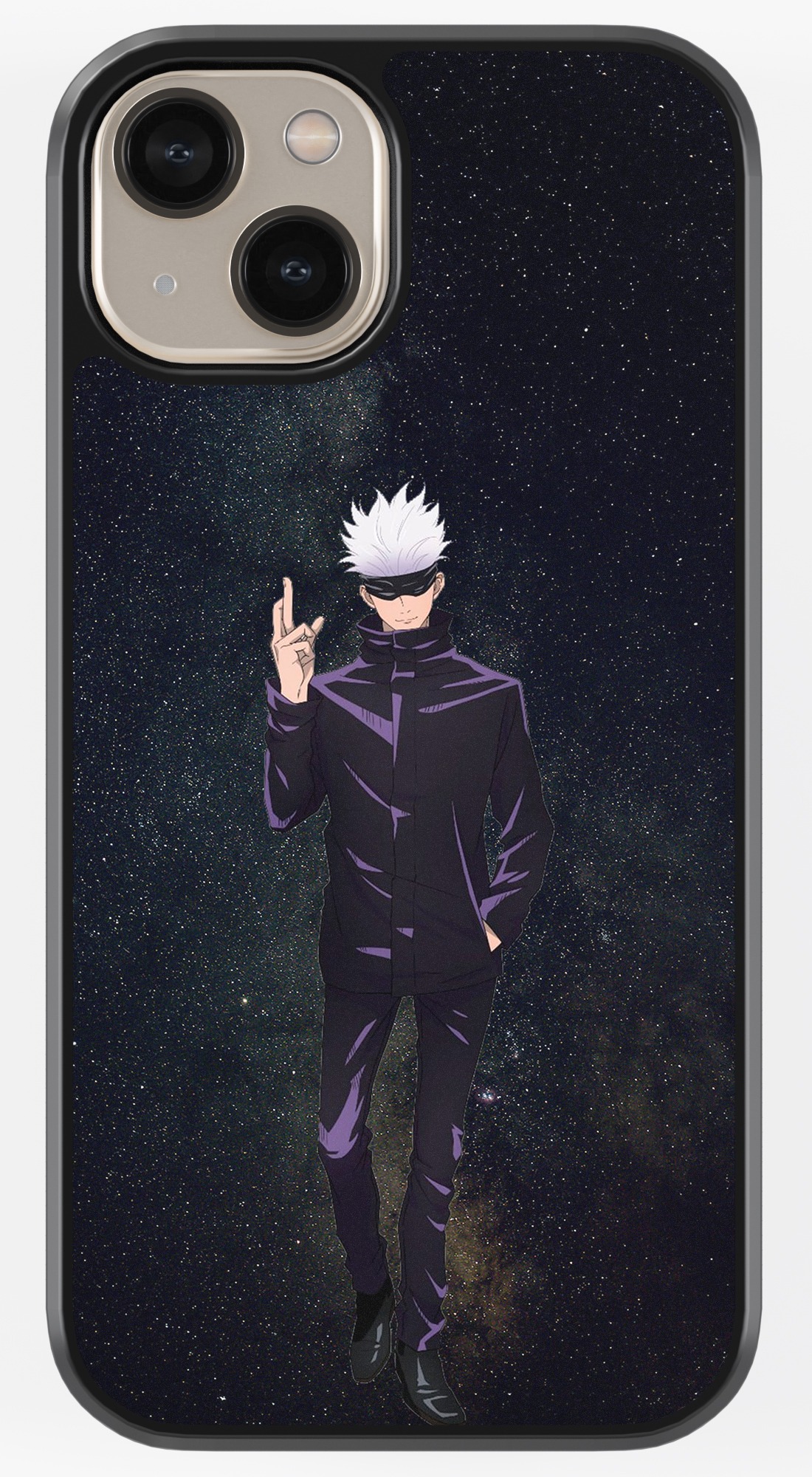 Satoru Gojo Space TPU Metal Case