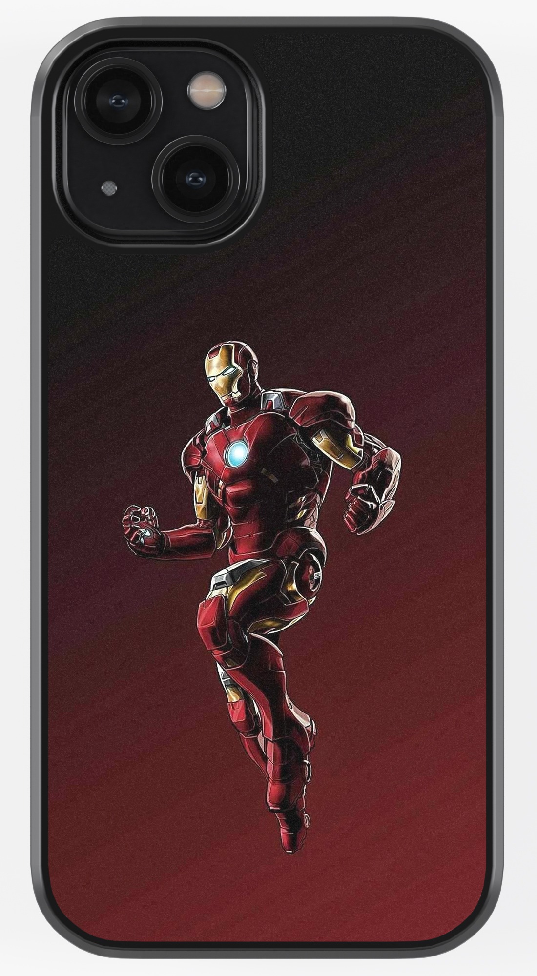 Flying Iron Man TPU Metal Case