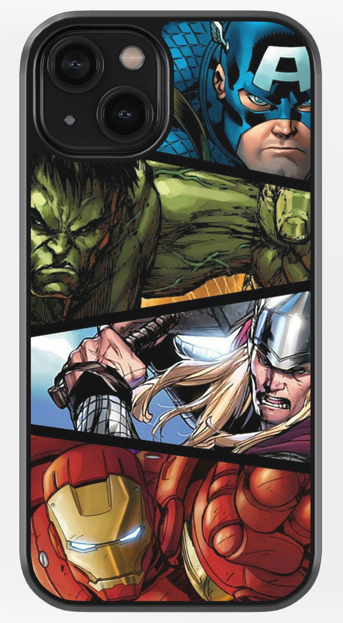 Marvel Avengers Comic Edition TPU Metal Case