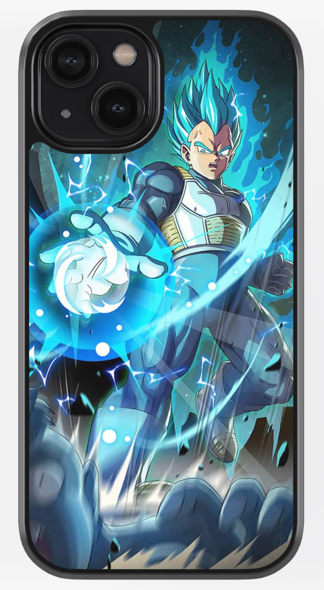 Vegeta SSJ God Blue TPU Metal Case