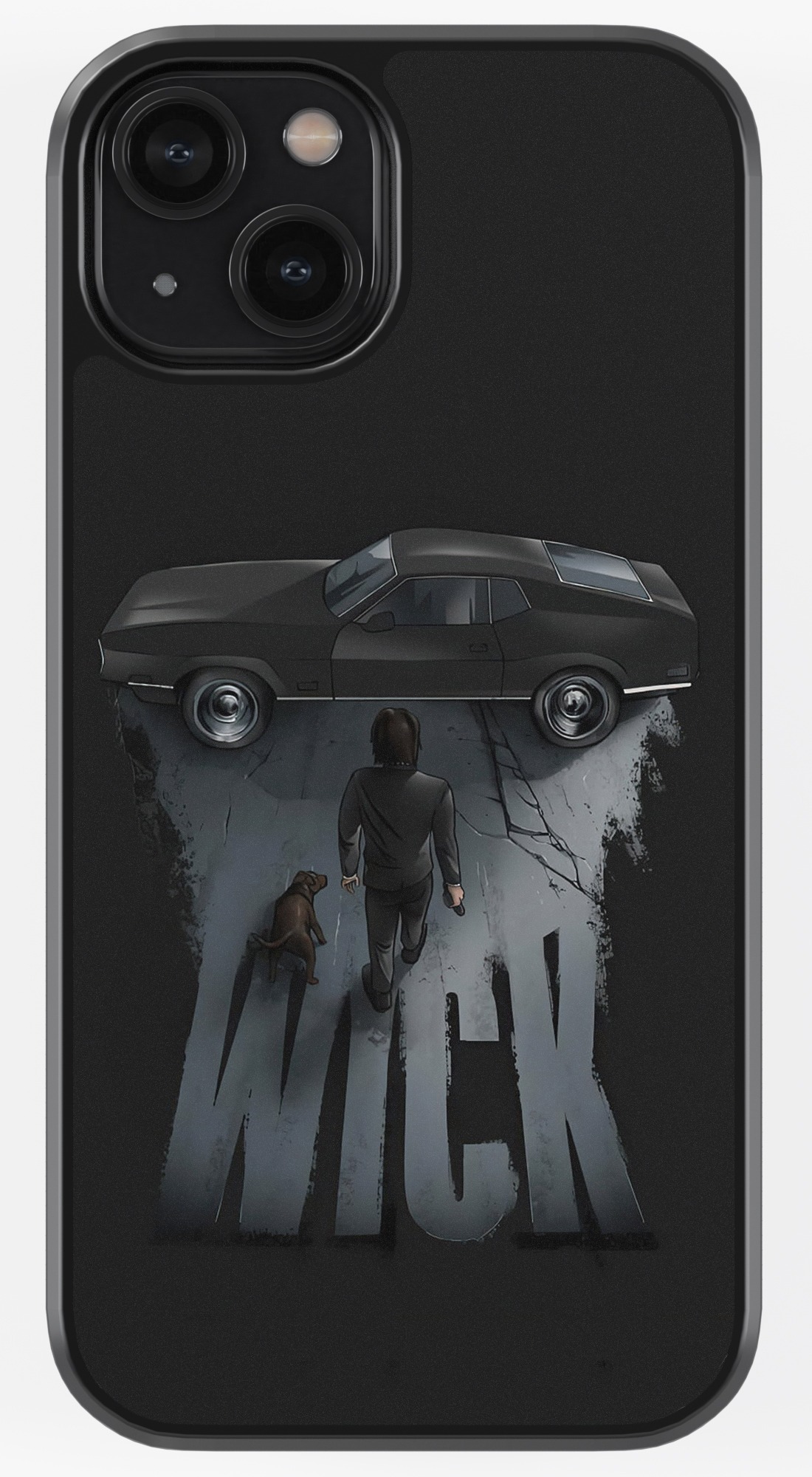 John Wick TPU Metal Case