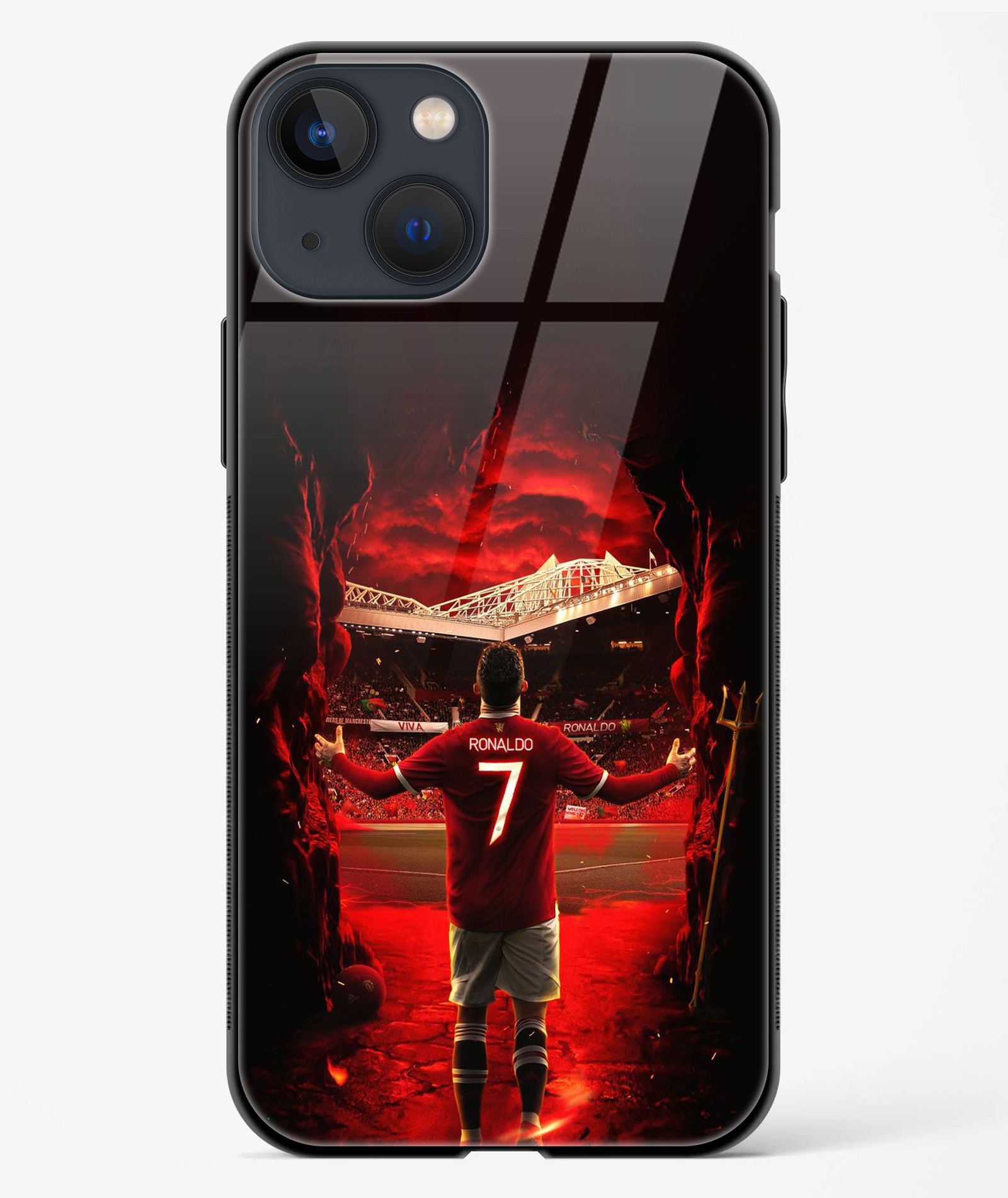 CR7 The Red Devil TPU Glass Case