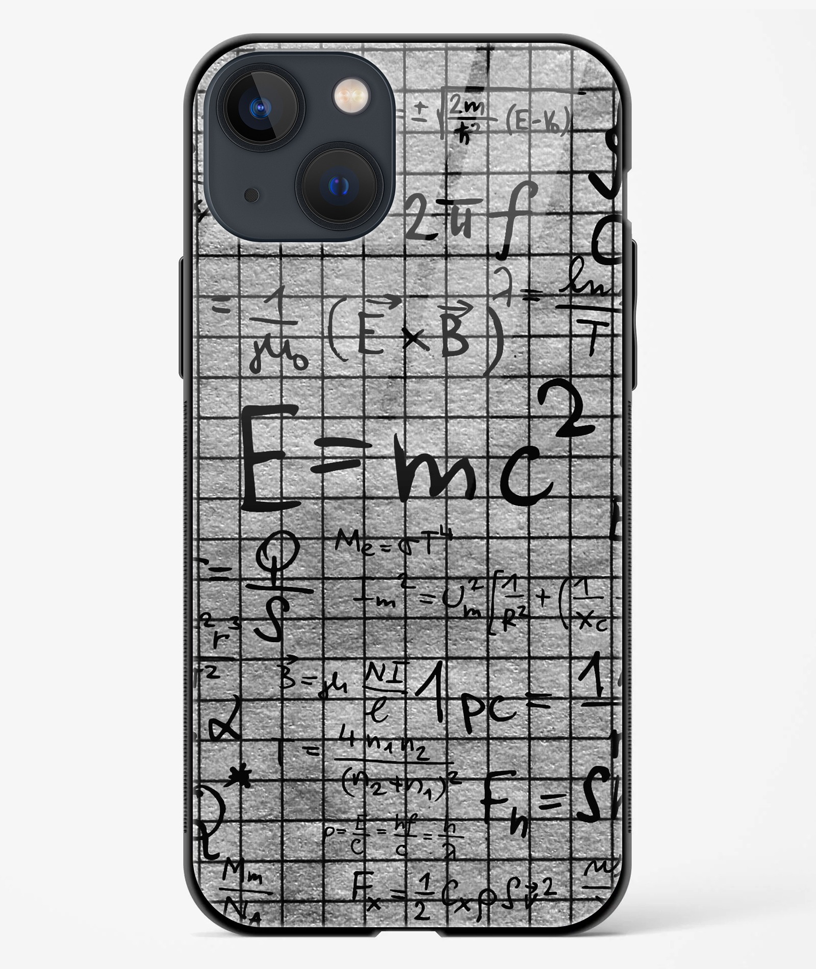 E=MC Square TPU Glass Case