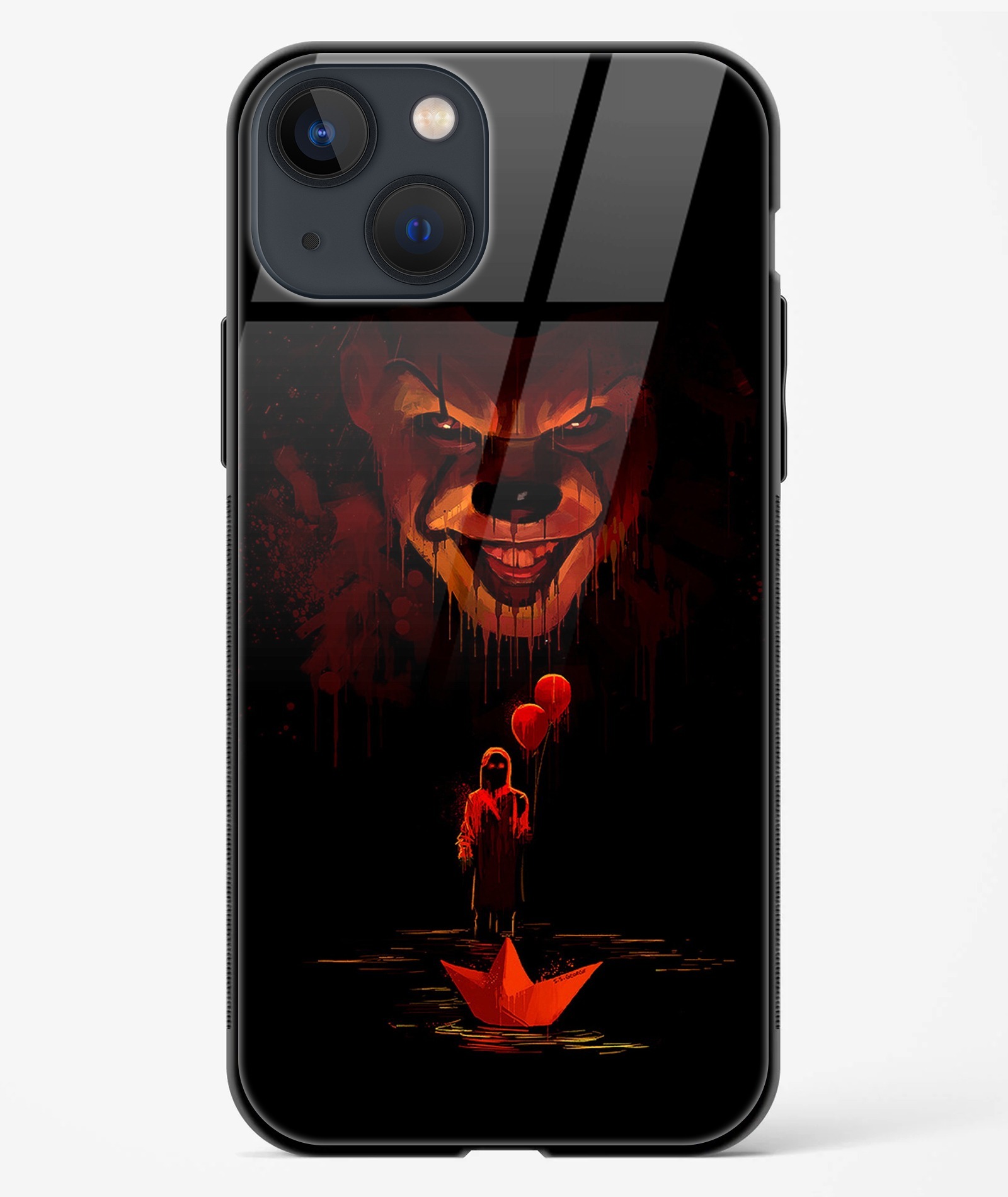 IT The Clown TPU Glass Case