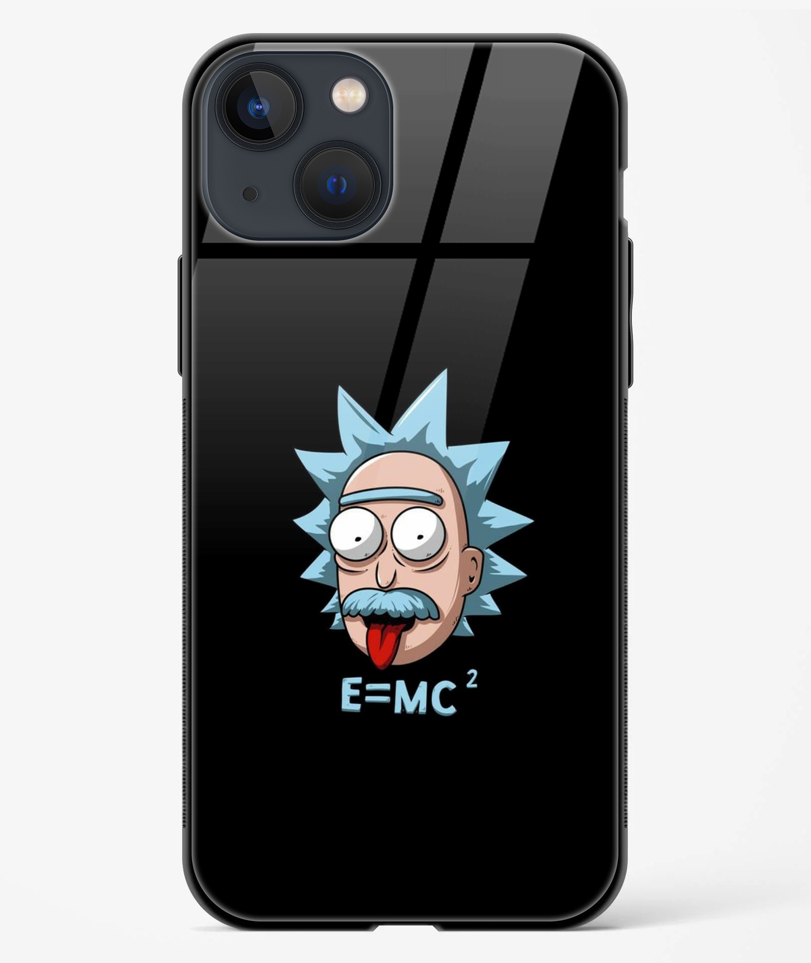 Rick E=MC2 TPU Glass Case