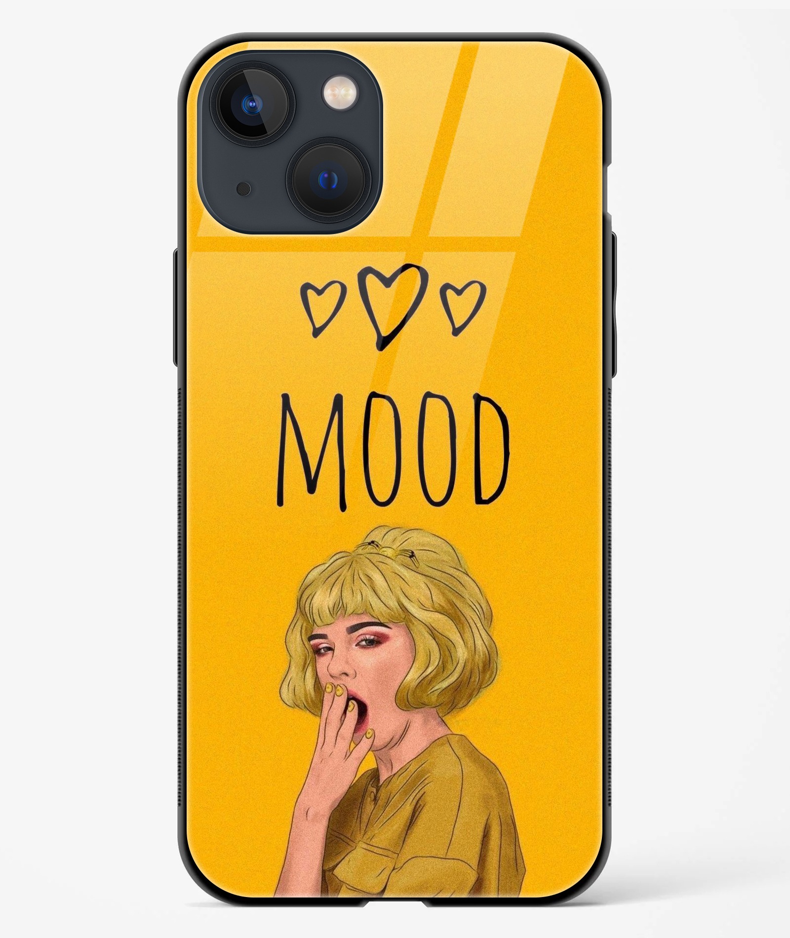 Lazy Mood TPU Glass Case