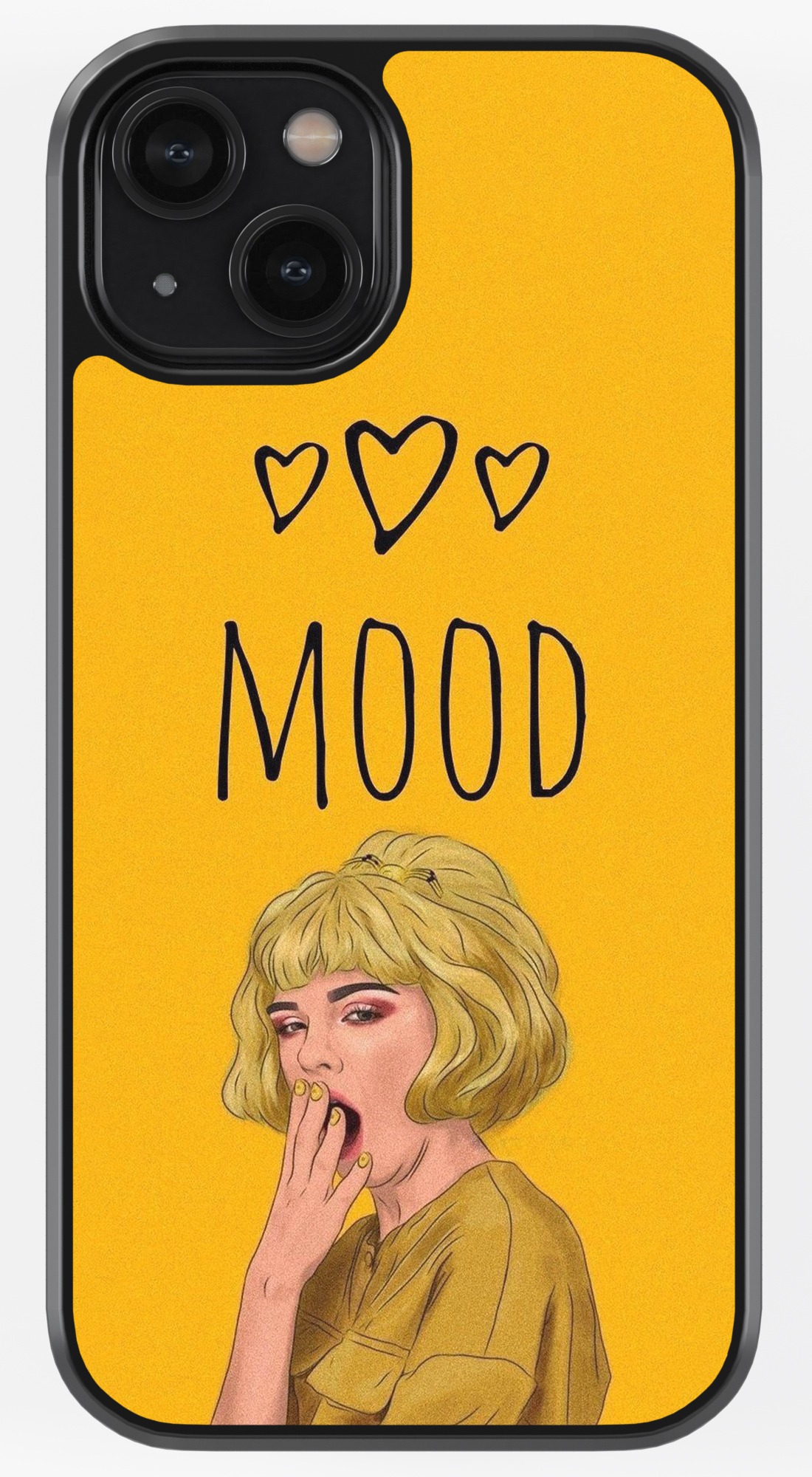 Lazy Mood TPU Metal Case