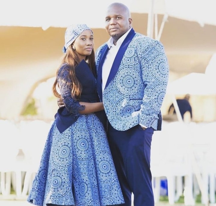 shweshwe traditional attire for couples
