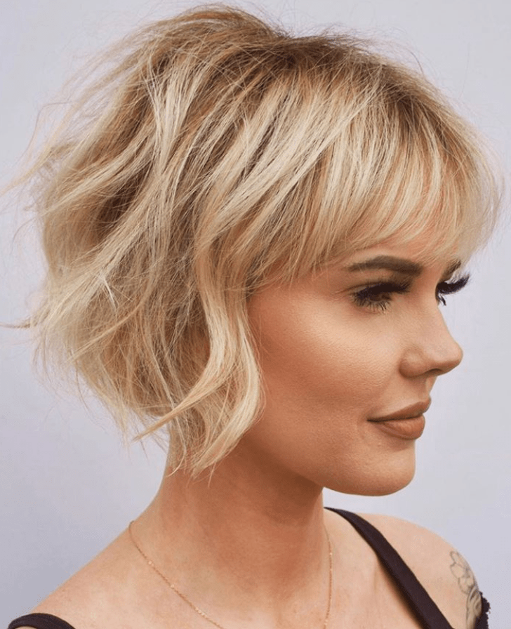21 trendy short bob haircut design for thick hair