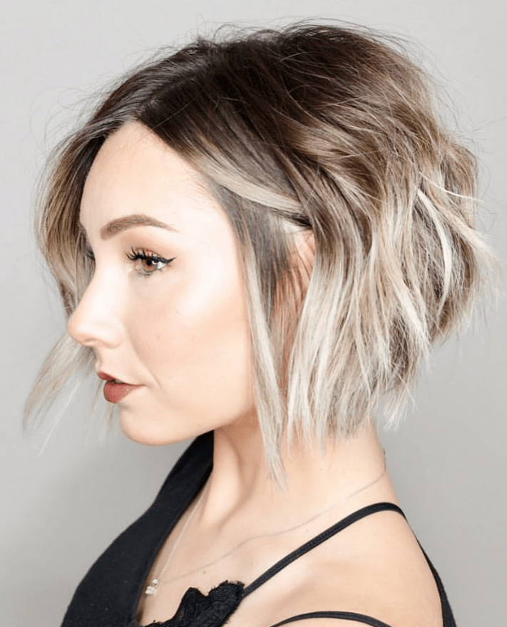 21 trendy short bob haircut design for thick hair