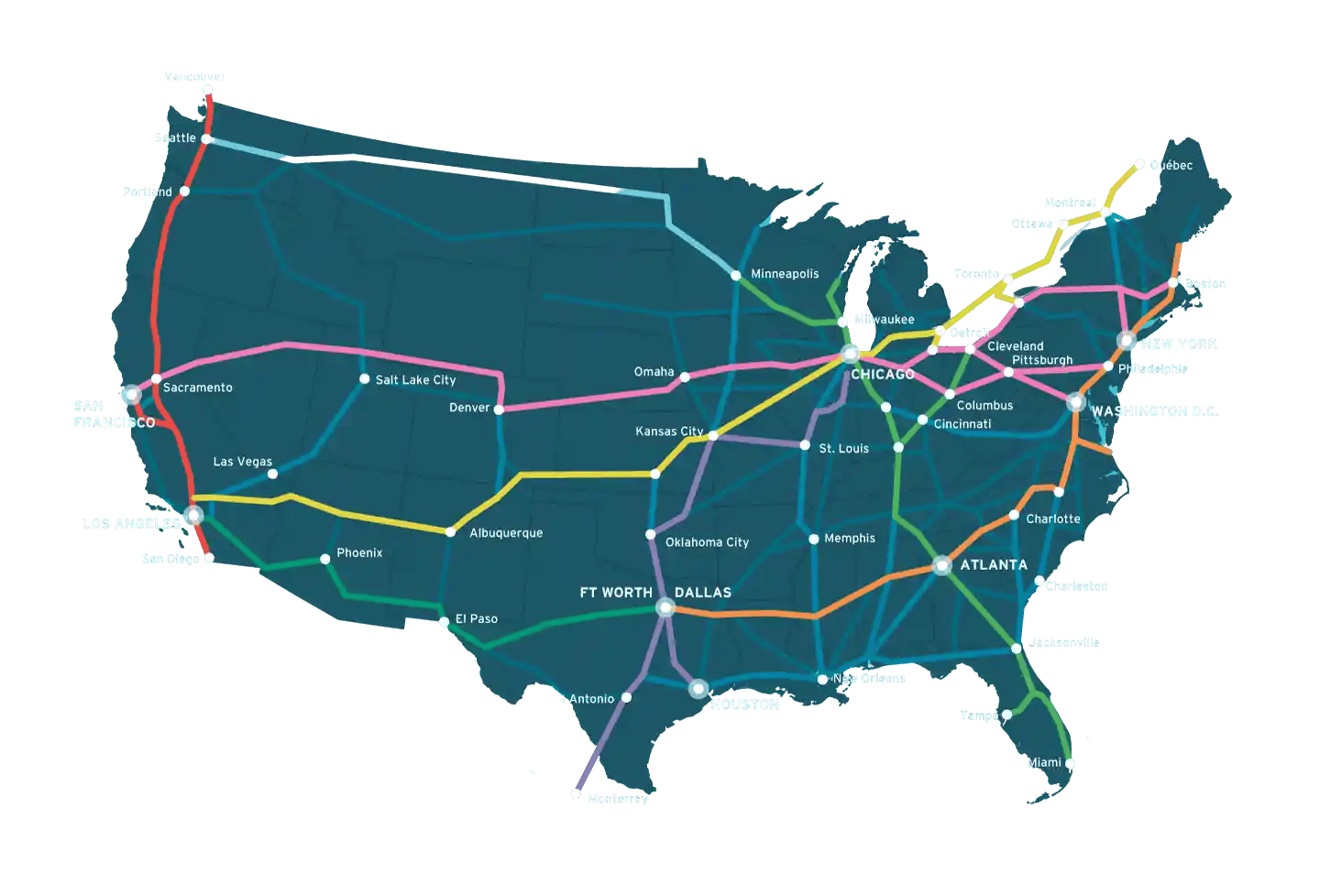 High Speed Train USA Bullet Trains In United States 2025 Usa High Speed Train Map.webp