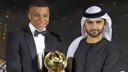 Kylian Mbappe wins Men’s player of the year at 2021 Globe Soccer Awards