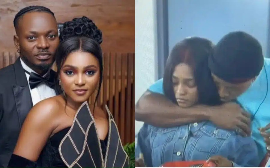 BBNaija S9: Adorable moment Kassia got shocked as Kellyrae sneaked up behind her