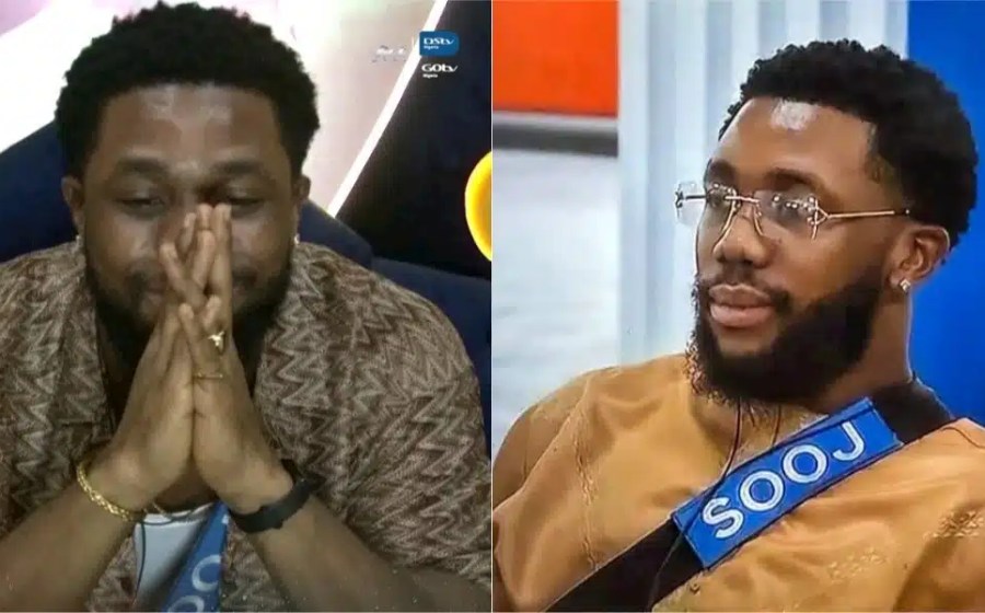 BBNaija S9: Sooj overcome with emotion as he receives news of sister’s newborn baby boy