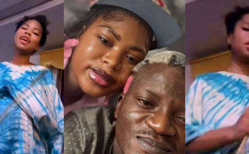Portable Shares Sweet Video of Pregnant Wife Bewaji Ahead of Baby No. 3