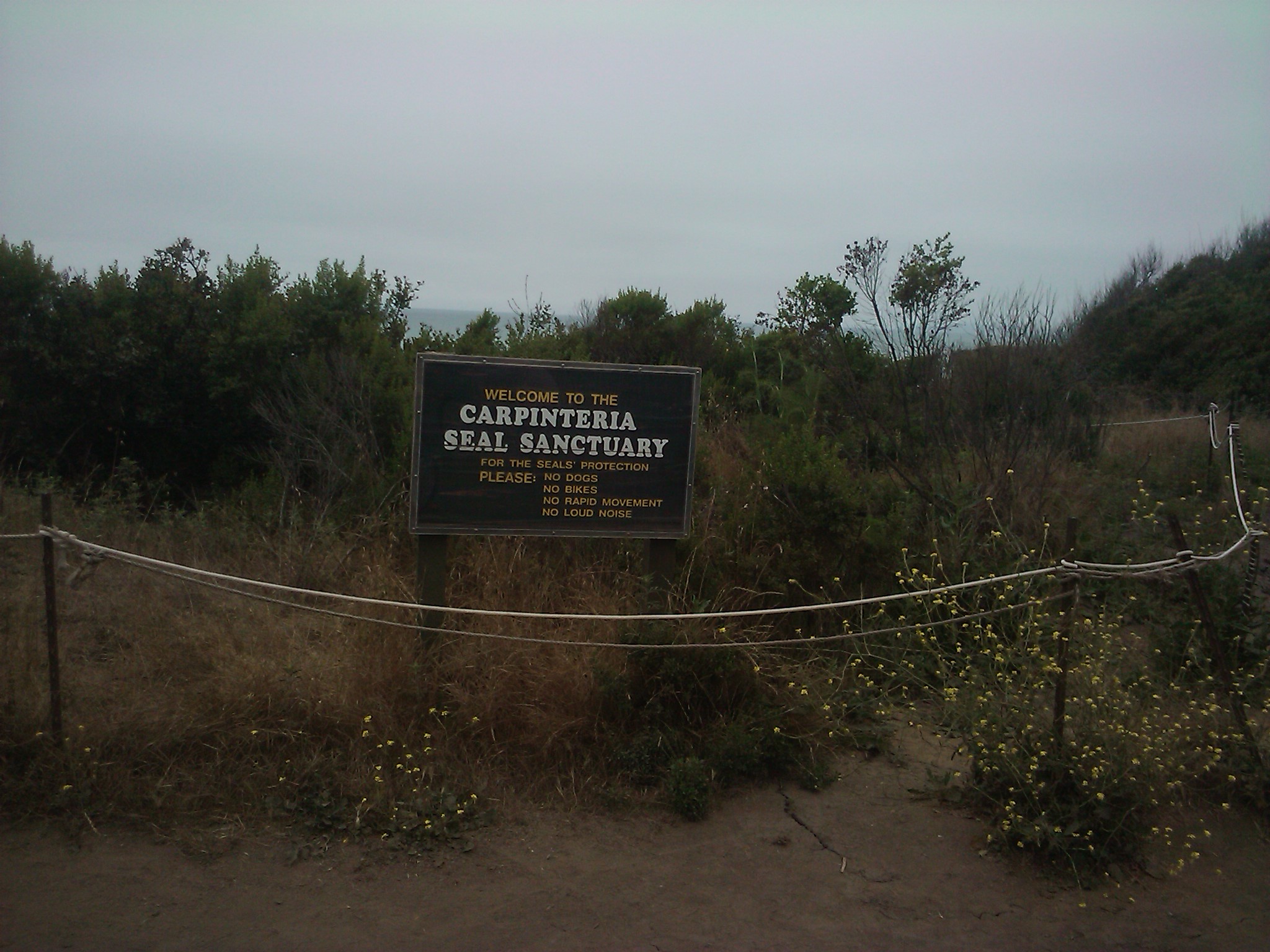 Carpinteria State Beach Bike Path Hiking Trail Carpinteria