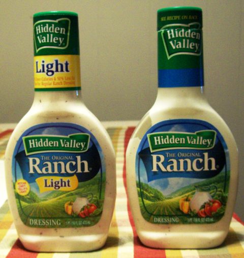 Regular Ranch VS Light Ranch | Fat free mayo bites