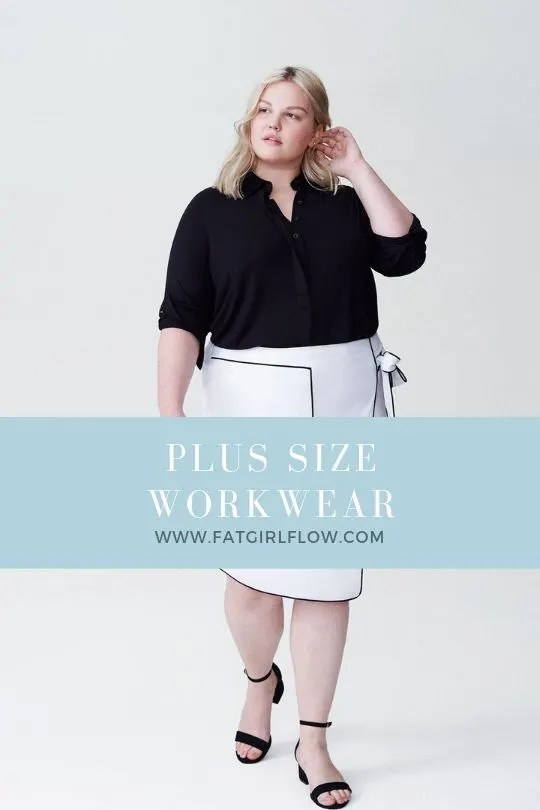 Plus Size Work Wear Fat Girl Flow